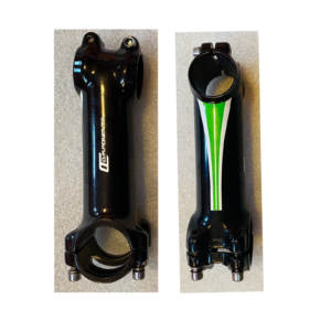 Components Stem – Black & Green, 110mm, 31.8mm Clamp, 1 1/8" Ahead (Used)
