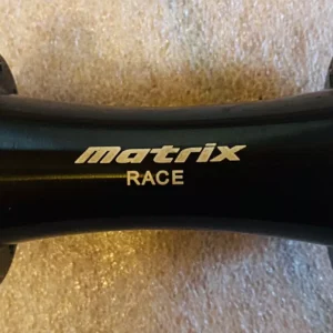 Matrix Race Front Hub – 20 Hole, Quick Release, Rim Brake, Black (New)
