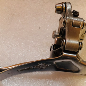 Shimano Golden Arrow FD-A105 Front Derailleur – 28.6mm Clamp-On, Bottom Pull (Vintage, Used)