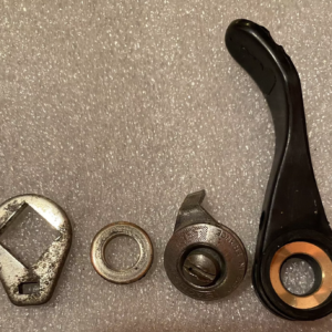 Sachs Huret Down-Tube Shifter – Black with Raleigh Logo (Vintage, Used)