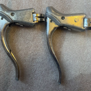 Shimano 105 SLR BL-1050 Brake Lever Set – Drop Bar, Silver/Black (Vintage, Used)