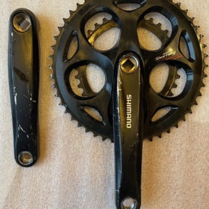Shimano Tourney FC-A070 Crankset – 170mm, 50/34T, Square Taper, 7/8-Speed (Used)