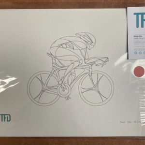 Trish Fox Cycling Art Print – Signed Limited Edition (Ireland)