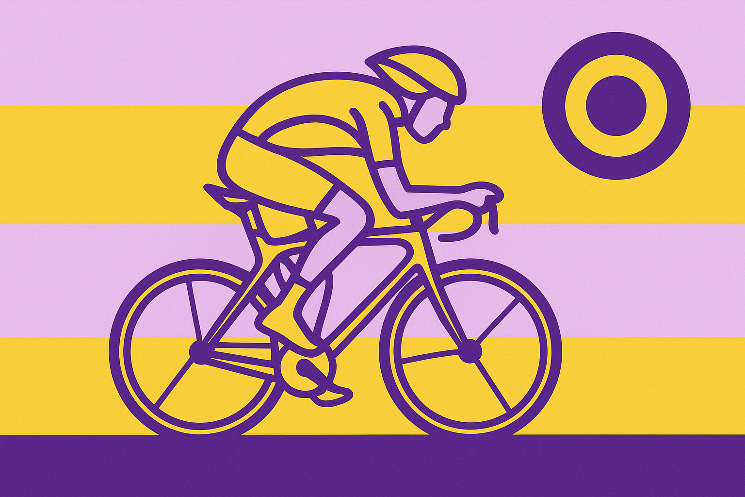 Adult Human Cyclist: