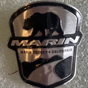 MARIN Bicycle Head Badge – Vintage Emblem for Restoration