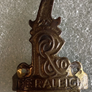 Vintage Raleigh Industries Brass Head Badge – Front Bicycle Emblem