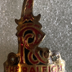 Vintage Raleigh Industries Brass Head Badge – Front Bicycle Emblem