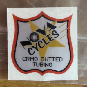 Nova Cycles CR-Mo Tubing Decal – Classic Frame Sticker