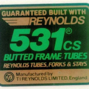 Reynolds 531c / 531CS Tubing Decal – Classic Frame Sticker