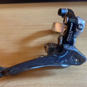 Campagnolo Record Titanium Front Derailleur – 32 mm Clamp, 9/10 Speed