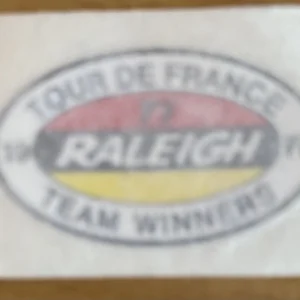 Raleigh Tour de France Team Winners Decal – Vintage Bicycle Sticker