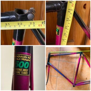 Peugeot Chromo 500 Frameset | 60cm | Vintage Steel Road Bike | Made in France