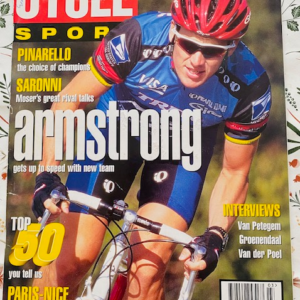 Cycle Sport magazine March 1998 featuring Lance Armstrong and Pinarello bikes