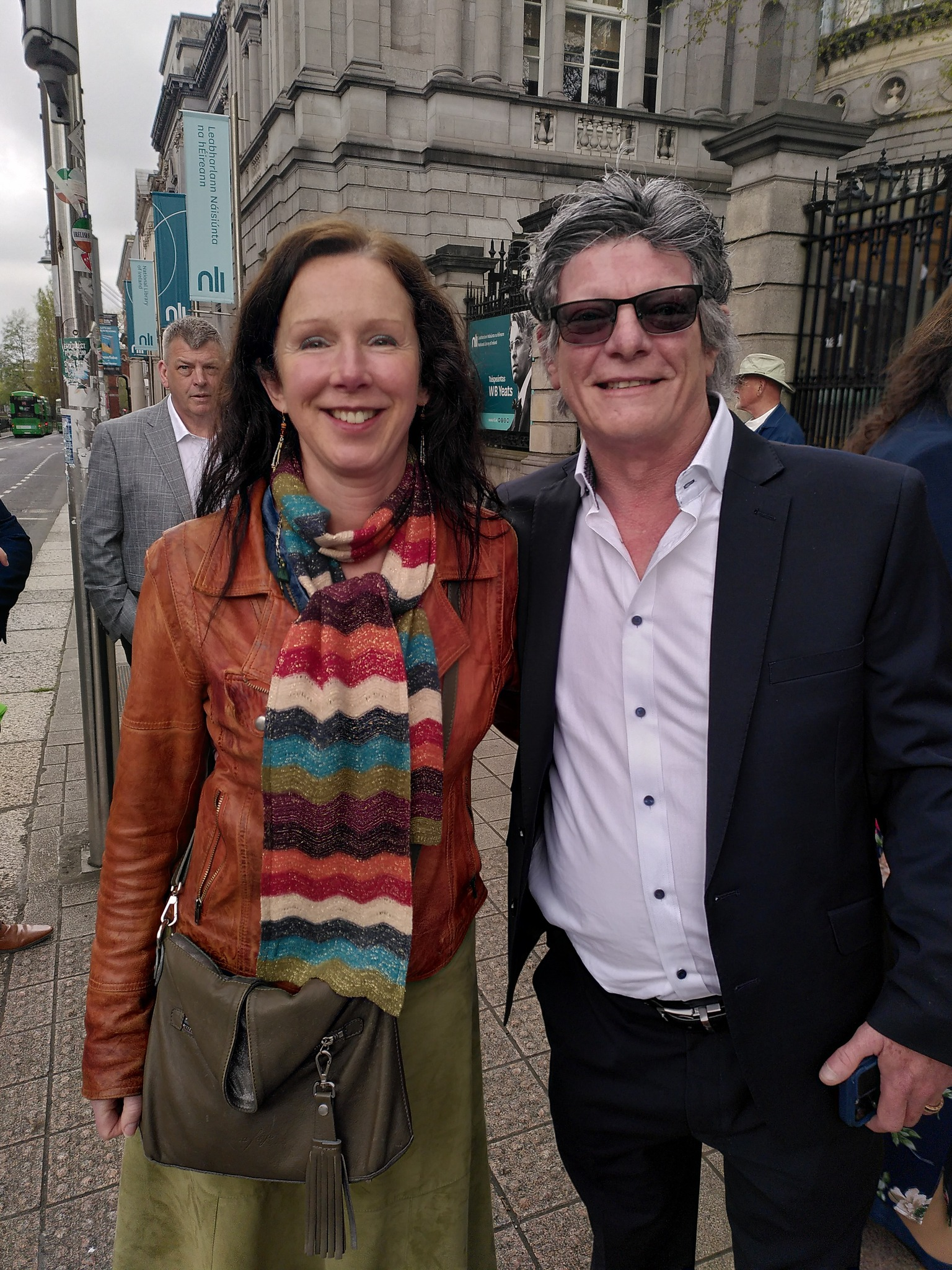 Linda de Courcy pictured during a public political event in Dublin